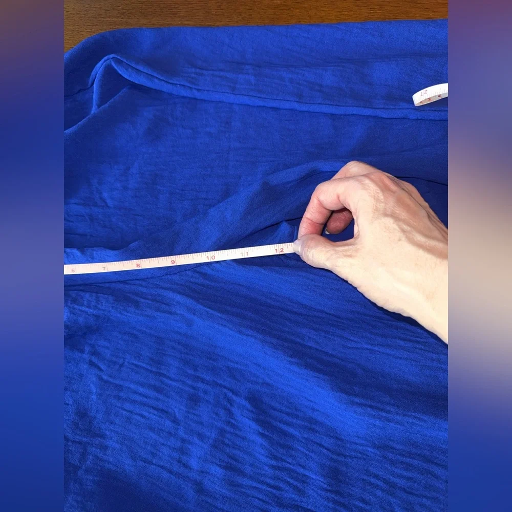 Susan Graver Electric Blue Wide-Leg Pants - Picture 11 of 14